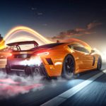 THOR電子マフラーで再現可能なパンパン音（アフターファイア音）をイメージしたビジュアル